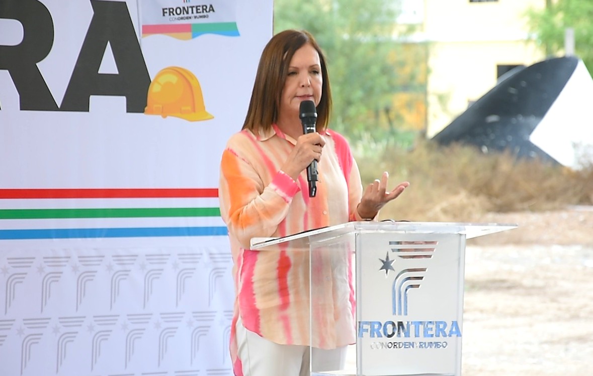 Arranca Sari Pérez Cantú pavimentación en la colonia Héroes de Nacozari Arranca Sari Pérez Cantú pavimentación en la colonia Héroes de Nacozari