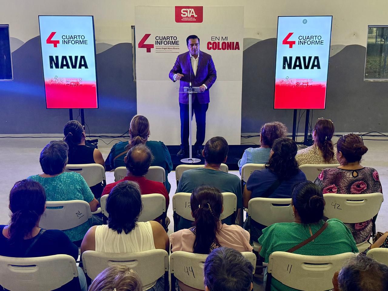 Rinde Jesús Nava informe de la Transformación en Colonias
