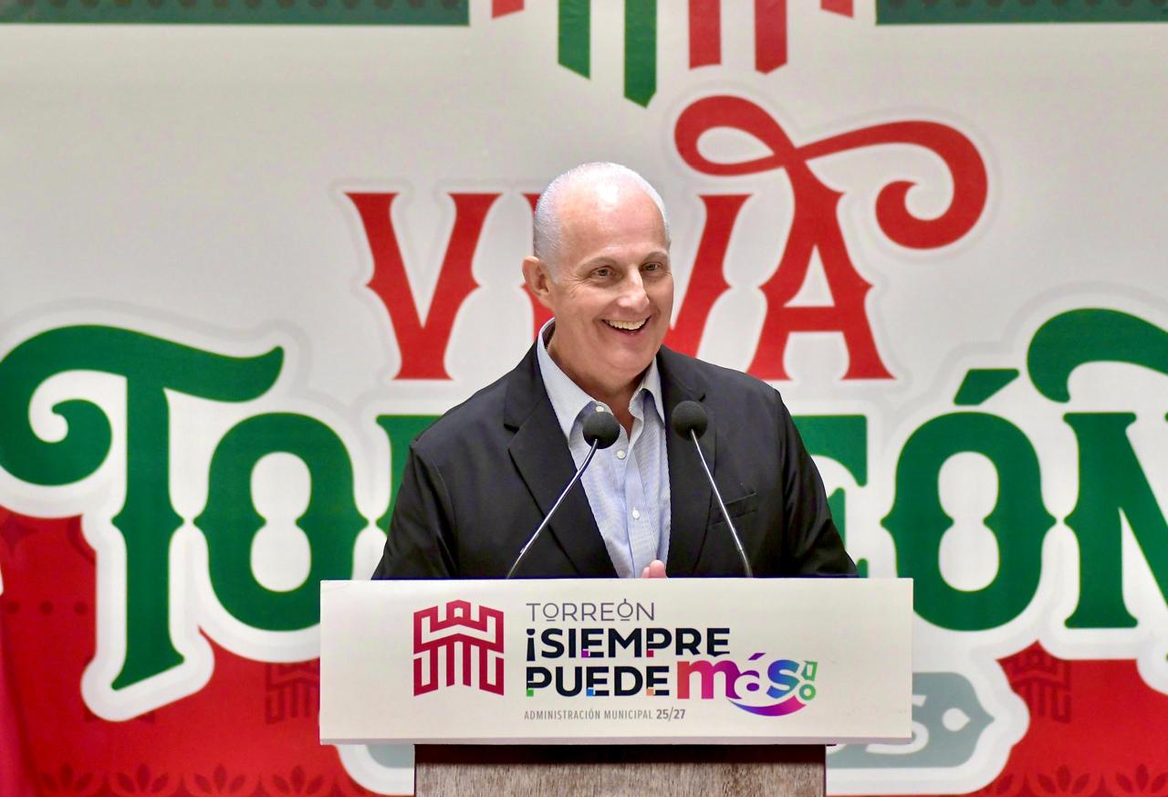 Román Alberto Cepeda González anuncia actividades para la celebración de las fiestas patrias y el 118 aniversario de Torreón Román Alberto Cepeda González anuncia actividades para la celebración de las fiestas patrias y el 118 aniversario de Torreón