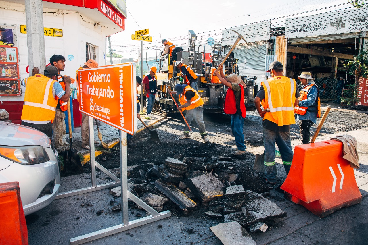 Anuncia Guadalupe segunda etapa de bacheo en la colonia Paraíso Anuncia Guadalupe segunda etapa de bacheo en la colonia Paraíso