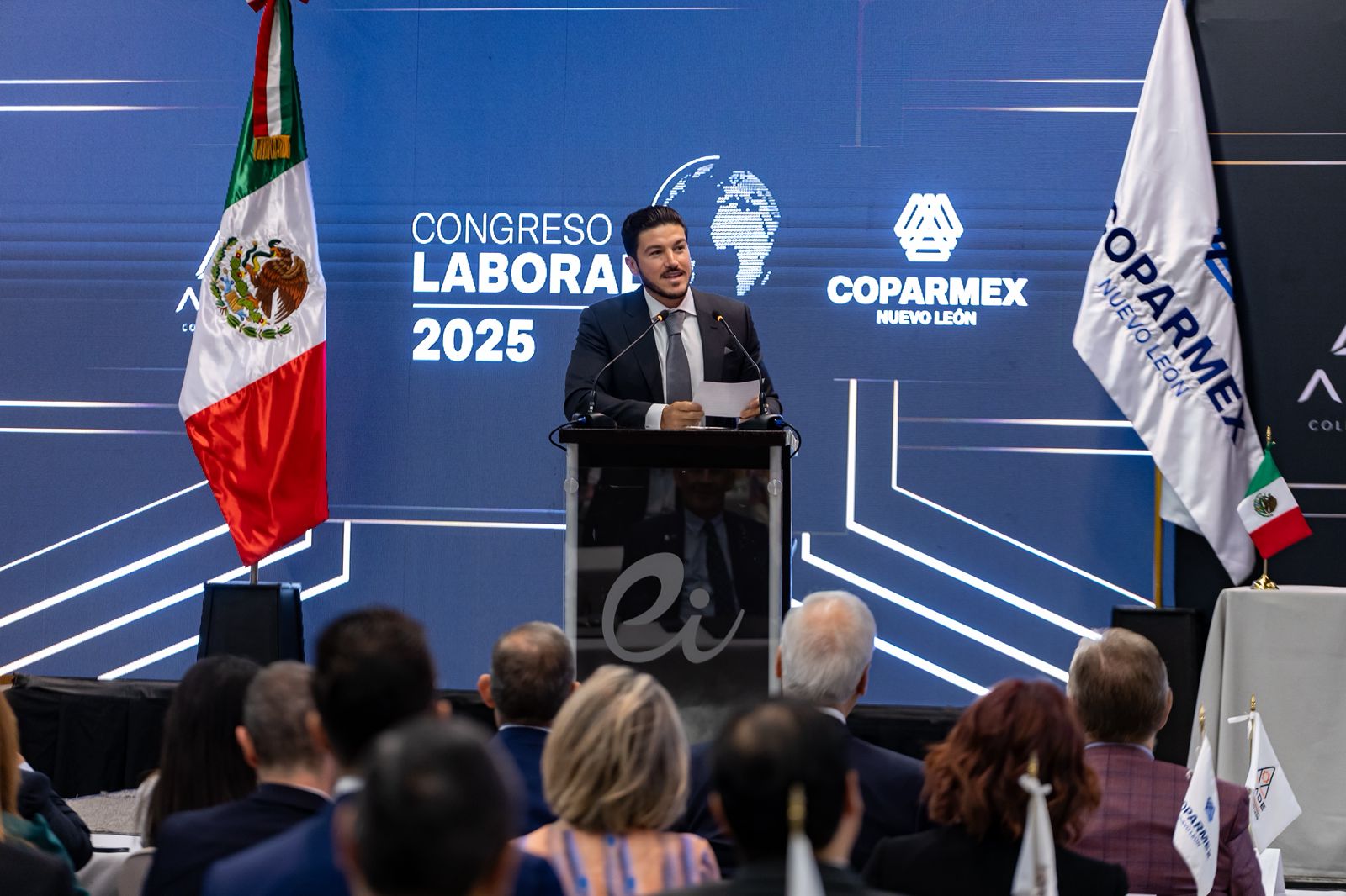 Inaugura Samuel García Congreso Laboral 2025 Inaugura Samuel García Congreso Laboral 2025