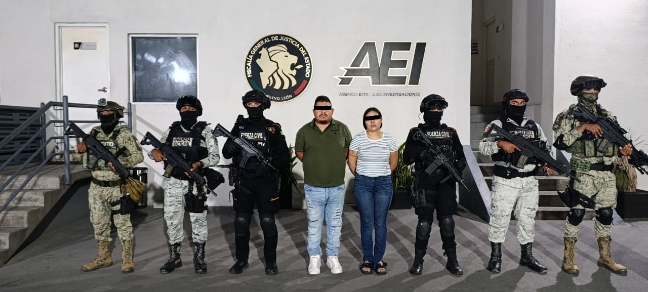 Fiscalía de Nuevo León vincula a proceso a dos personas detenidas con droga y arma de fuego en Escobedo Fiscalía de Nuevo León vincula a proceso a dos personas detenidas con droga y arma de fuego en Escobedo