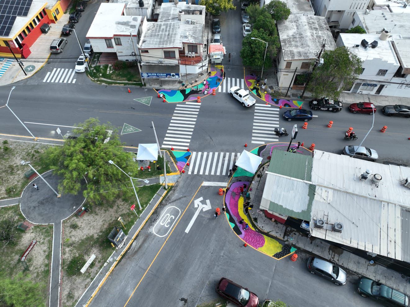 Concluye Semana de la movilidad con intervención de Urbanismo Táctico en Distrito Tec