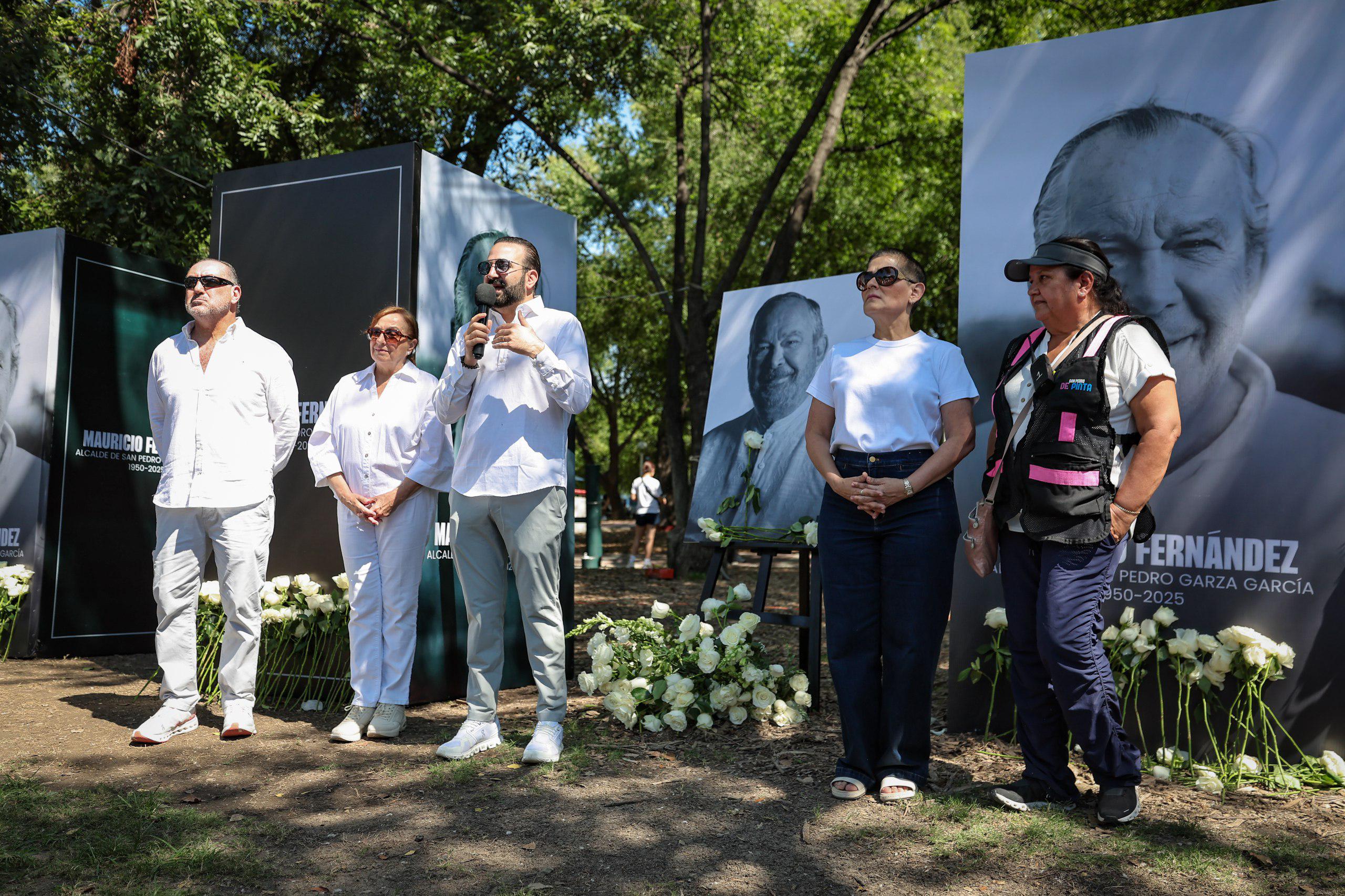 Rinden homenaje a Mauricio Fernández en San Pedro de Pinta