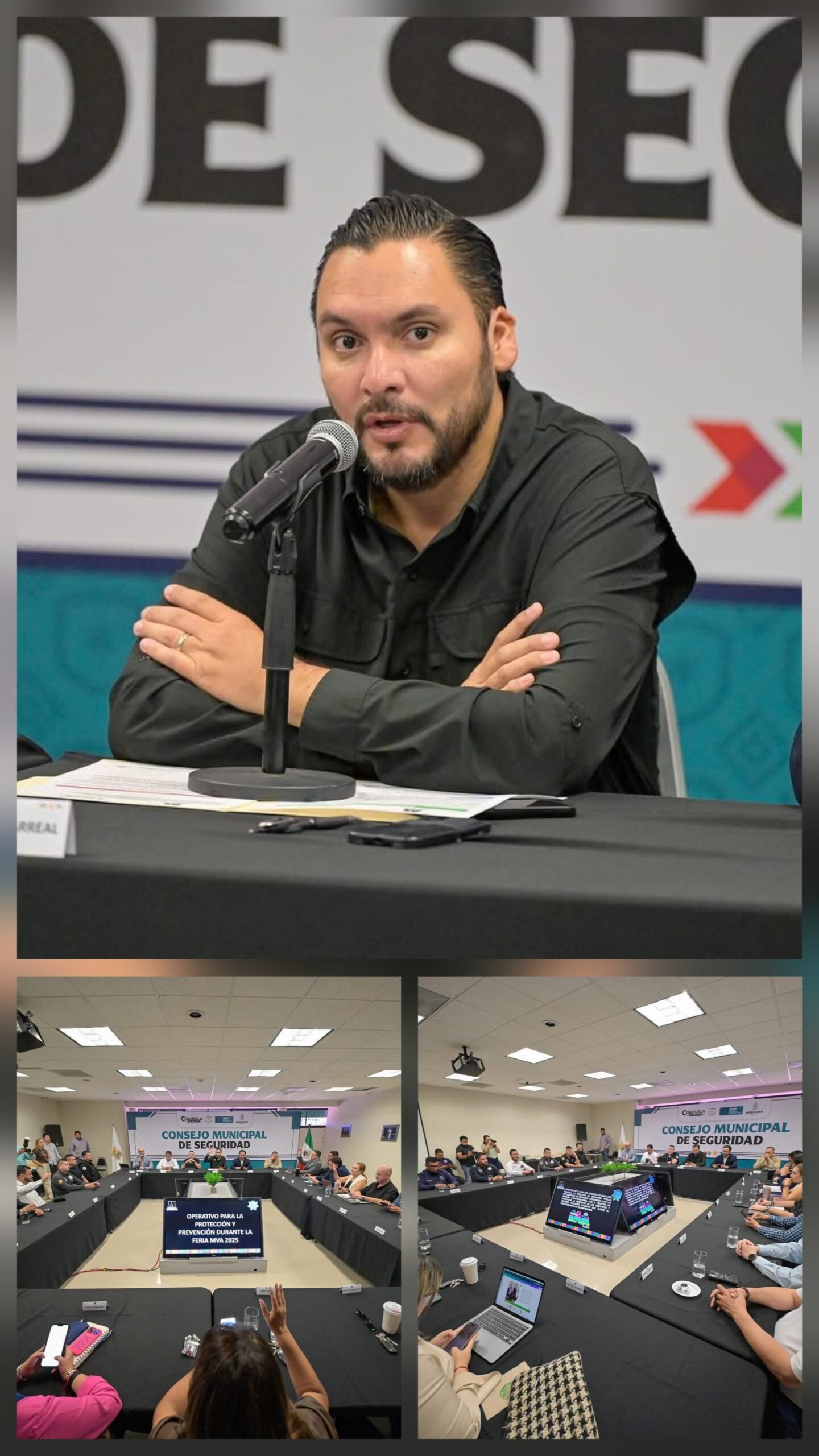 Carlos Villarreal impulsa operativo de seguridad para la Feria Monclova 2025
