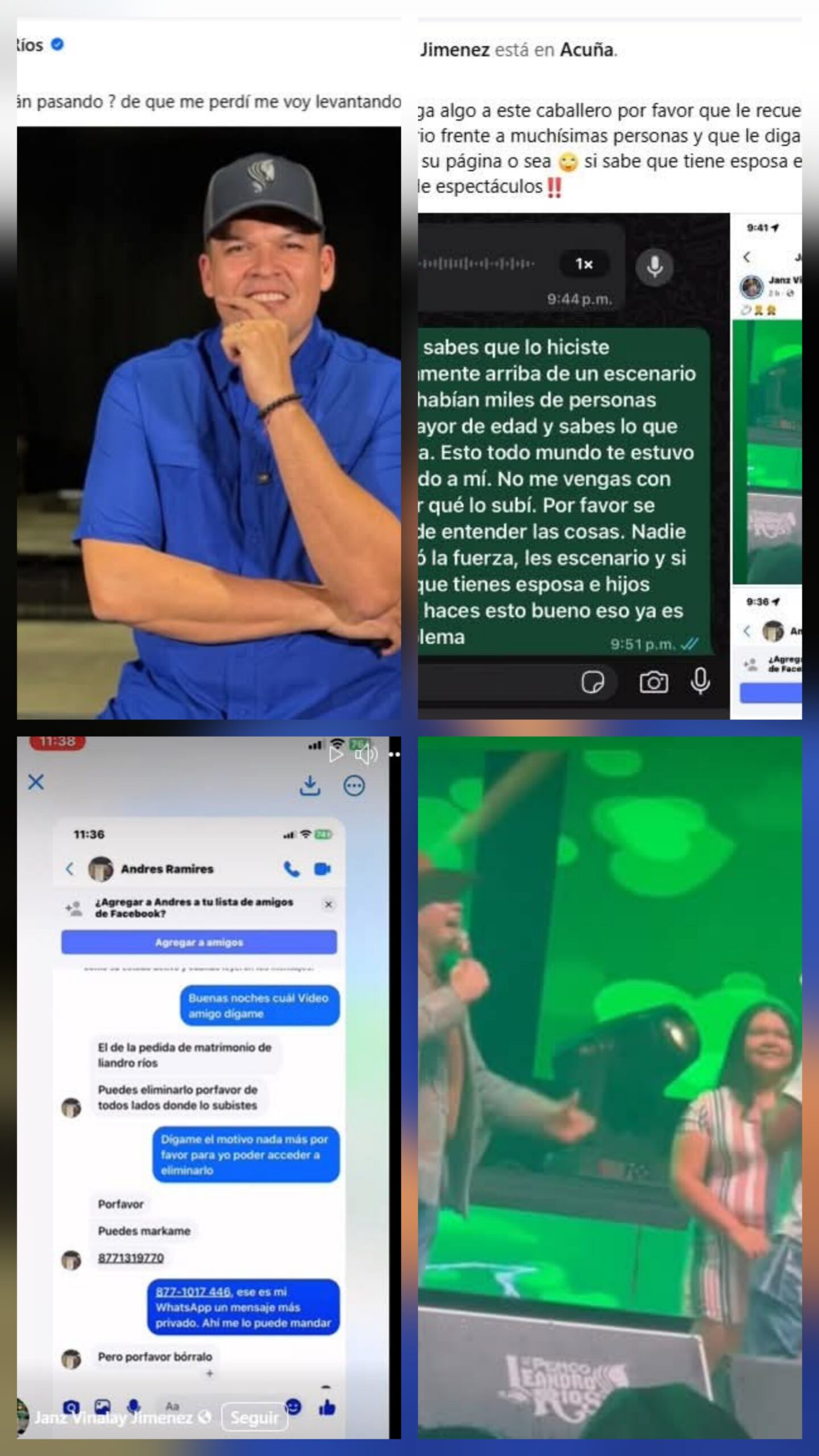 Arde la Feria! El “Todos Mías” de Acuña arma novela con esposa, novia y hasta la mamá de por medio