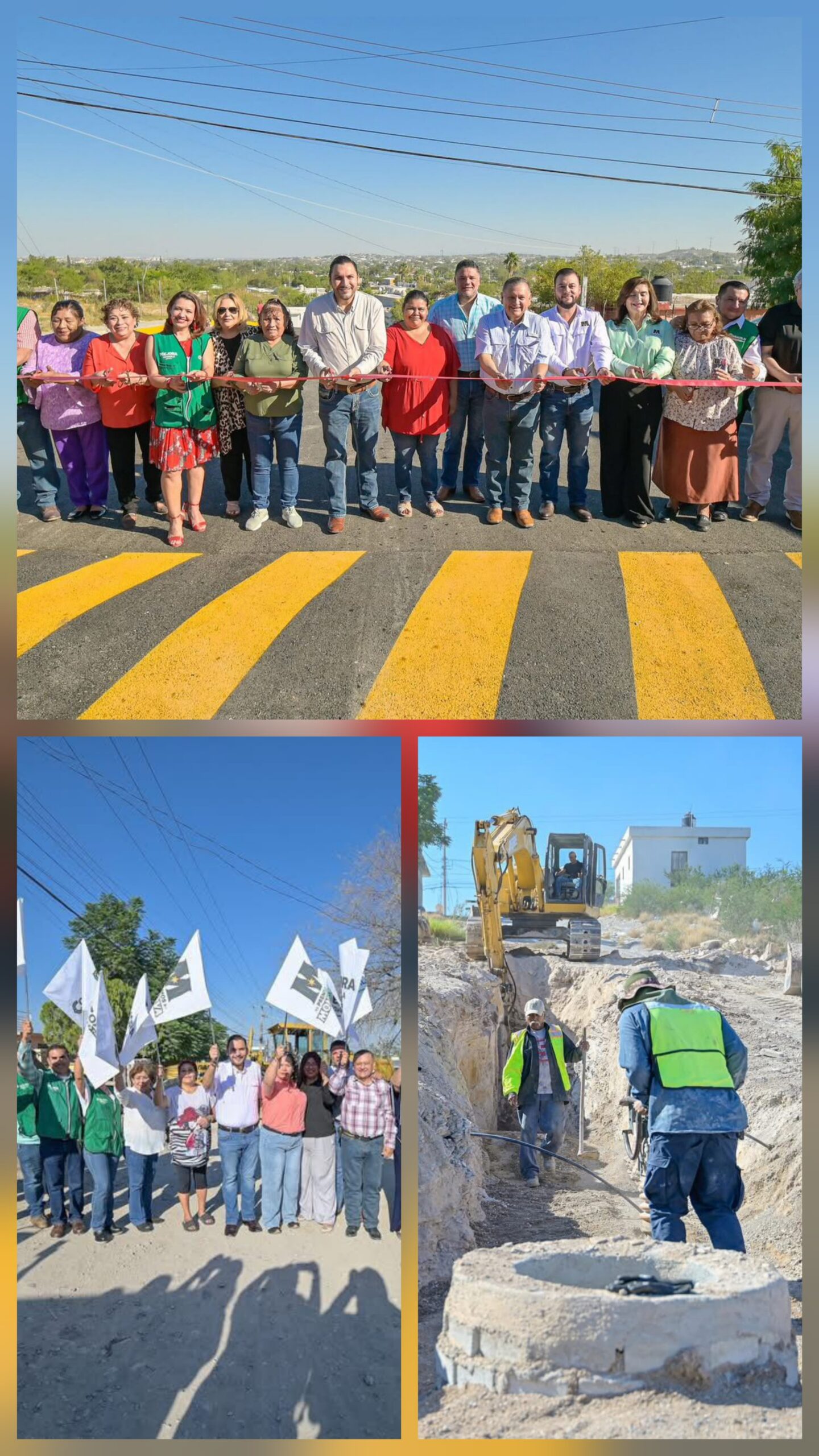 Monclova avanza con las obras del Plan de Inversión “Prendamos Monclova”