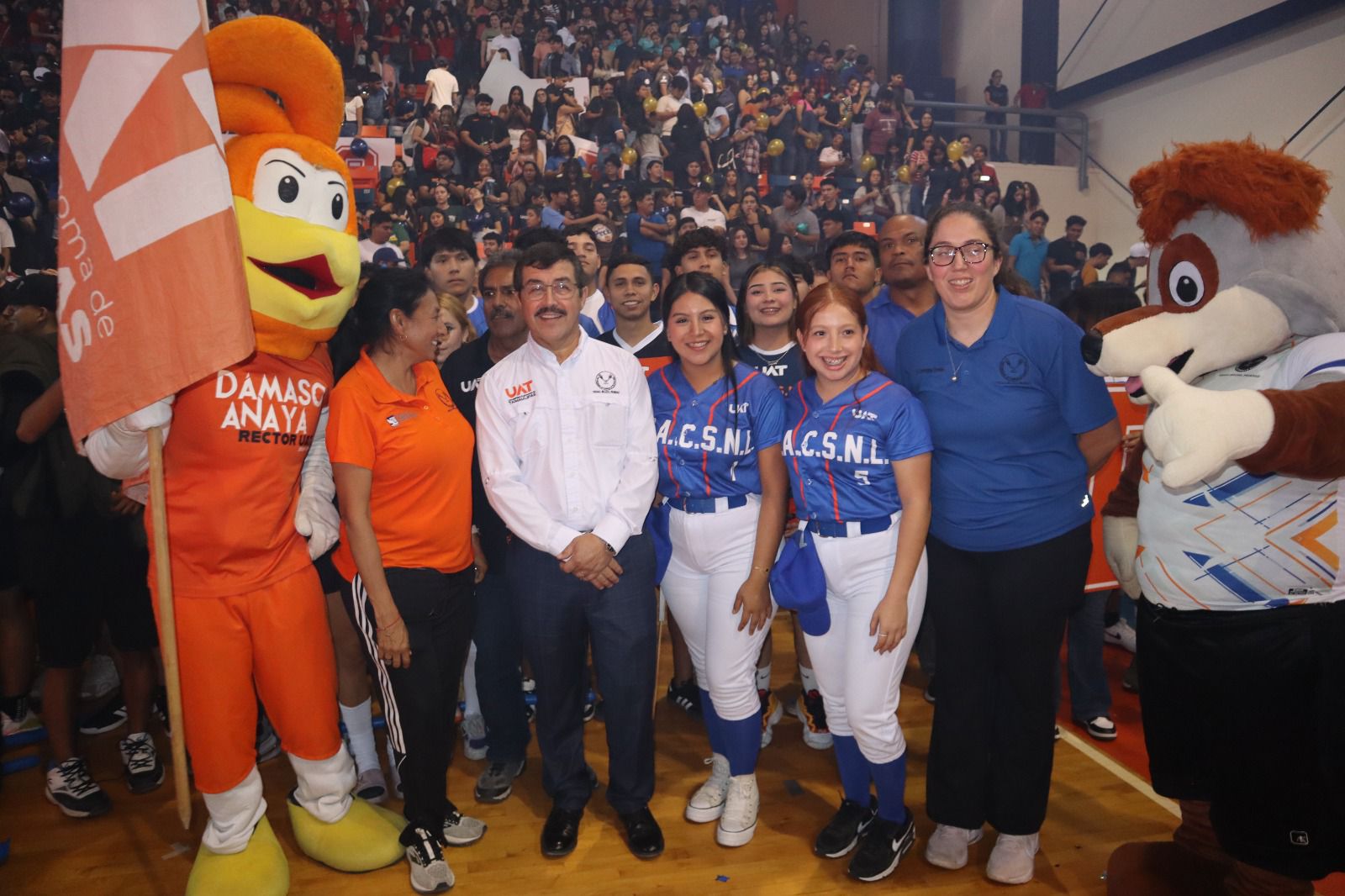 Inaugura rector Dámaso Anaya Juegos Interfacultades UAT Zona Norte 2025