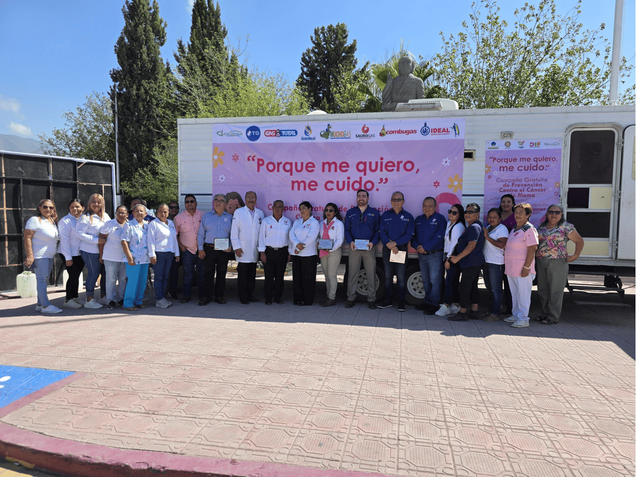 Arrancan IP y autoridades campaña de mastografía gratuita en Castaños Arrancan IP y autoridades campaña de mastografía gratuita en Castaños
