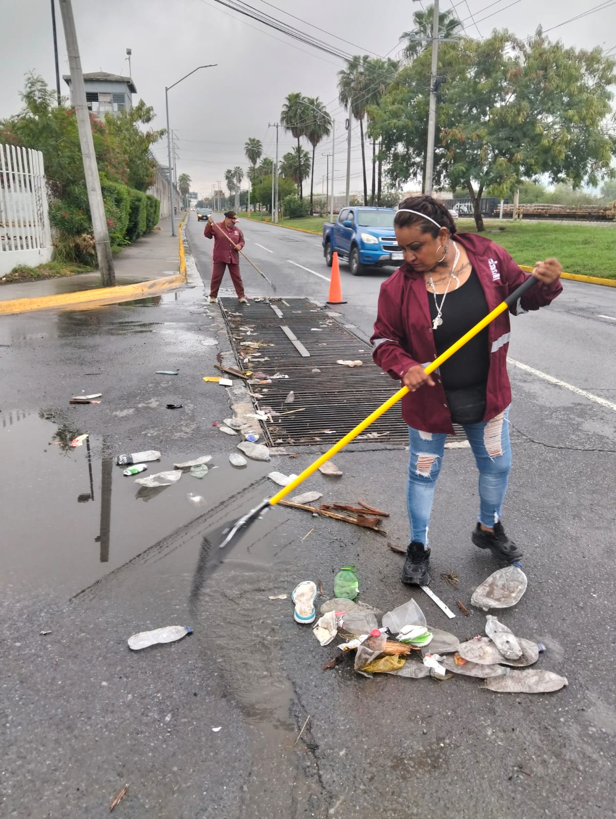 Intensifica Escobedo limpieza de sistema pluvial y alcantarillado Intensifica Escobedo limpieza de sistema pluvial y alcantarillado