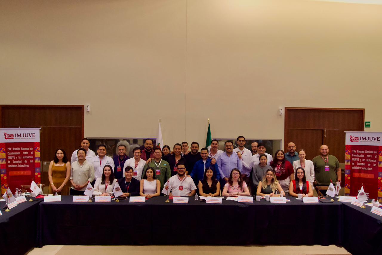 Participa INJUVE Tamaulipas en 2da Reunión Nacional de Coordinación entre el IMJUVE y las Instancias de Juventud de las Entidades Federativas 2025 Participa INJUVE Tamaulipas en 2da Reunión Nacional de Coordinación entre el IMJUVE y las Instancias de Juventud de las Entidades Federativas 2025