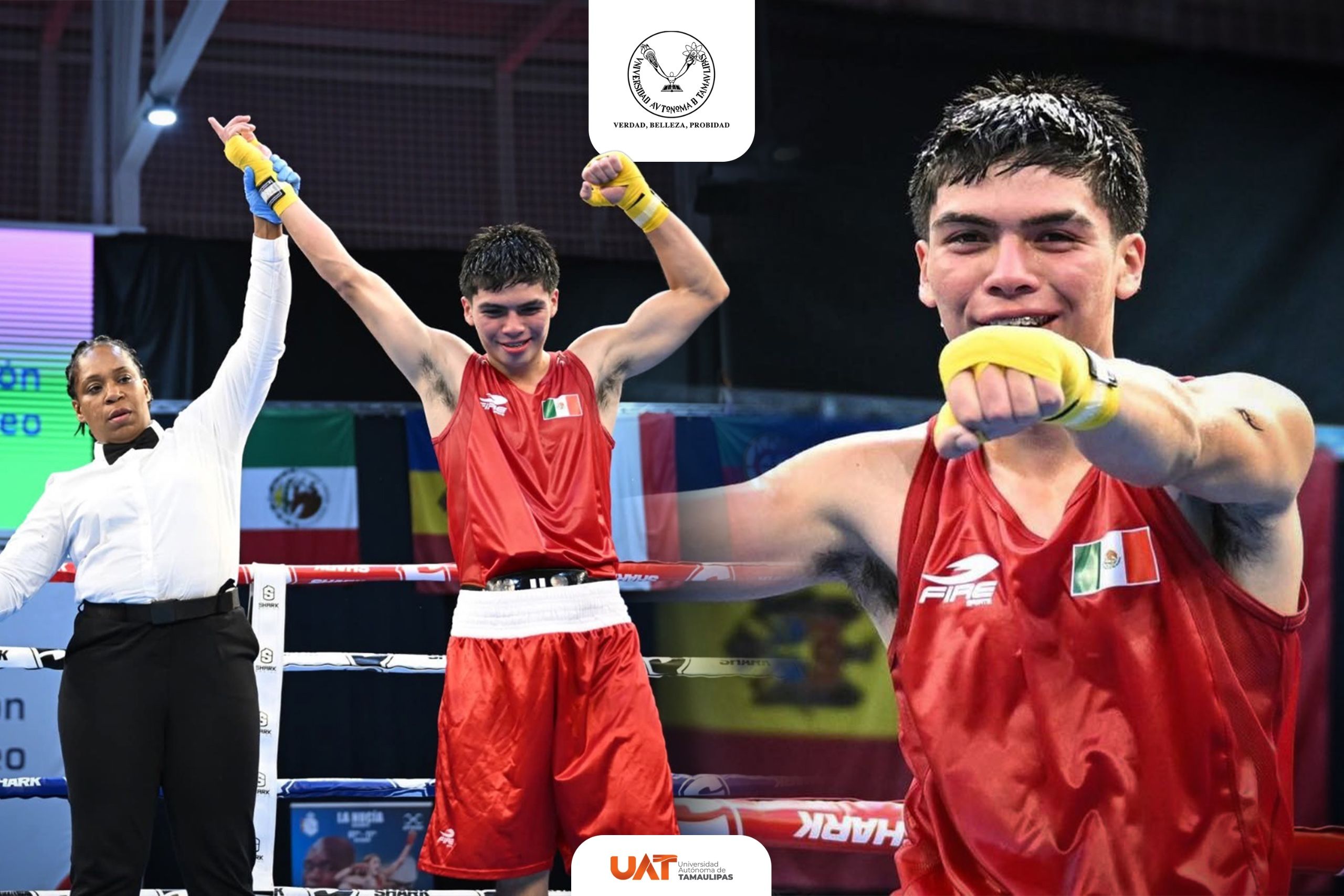Estudiante de la UAT obtiene bronce en torneo de boxeo en España Estudiante de la UAT obtiene bronce en torneo de boxeo en España