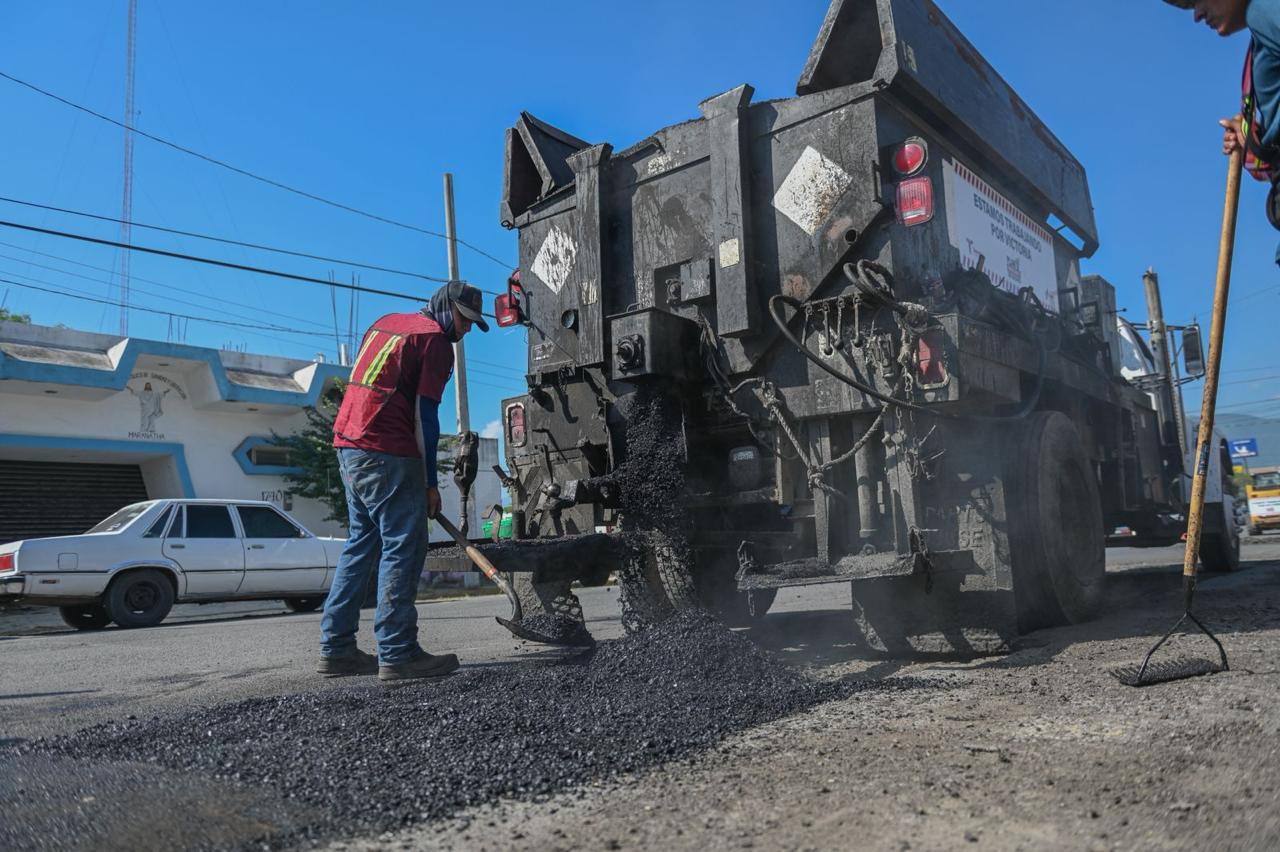 Para seguridad de alumnos, intensifica Municipio de Victoria bacheo en ruta escolar Para seguridad de alumnos, intensifica Municipio de Victoria bacheo en ruta escolar