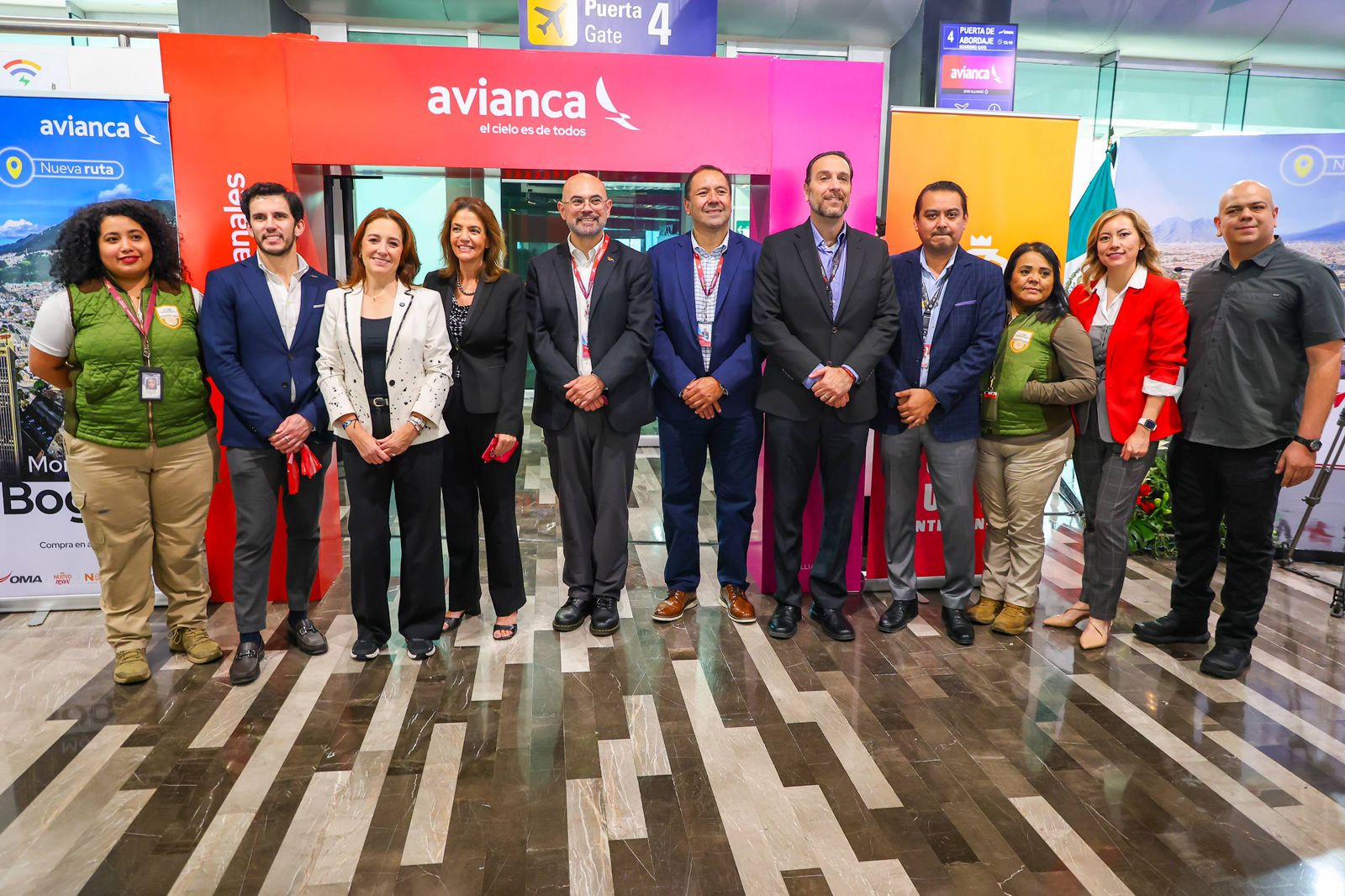 Nuevo León fortalece conectividad intrnacional con el inicio de operaciones del vuelo Avianca Monterrey-Bogotá Nuevo León fortalece conectividad intrnacional con el inicio de operaciones del vuelo Avianca Monterrey-Bogotá