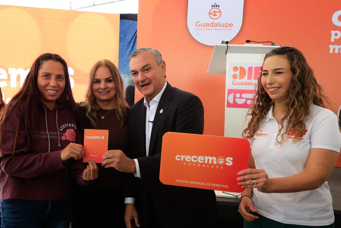 Presenta Guadalupe tarjeta universal en apoyo a familias Presenta Guadalupe tarjeta universal en apoyo a familias