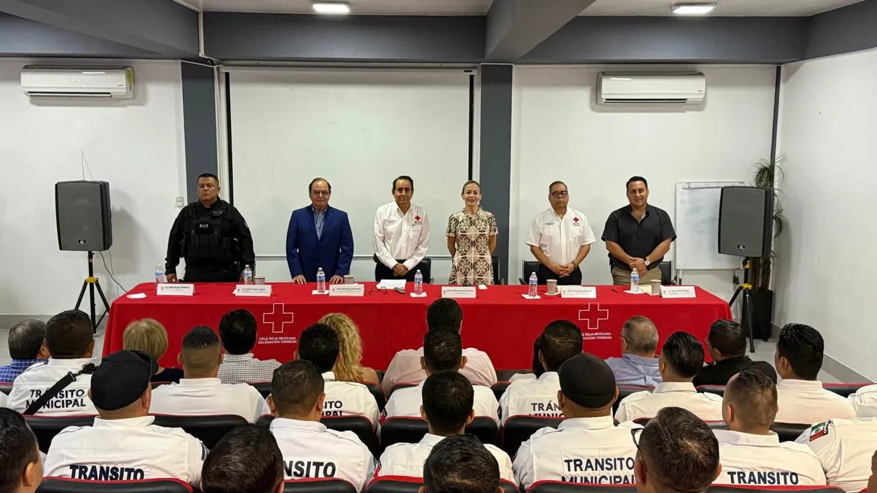 150 elementos de Tránsito y Vialidad de Torreón son capacitados en primeros auxilios