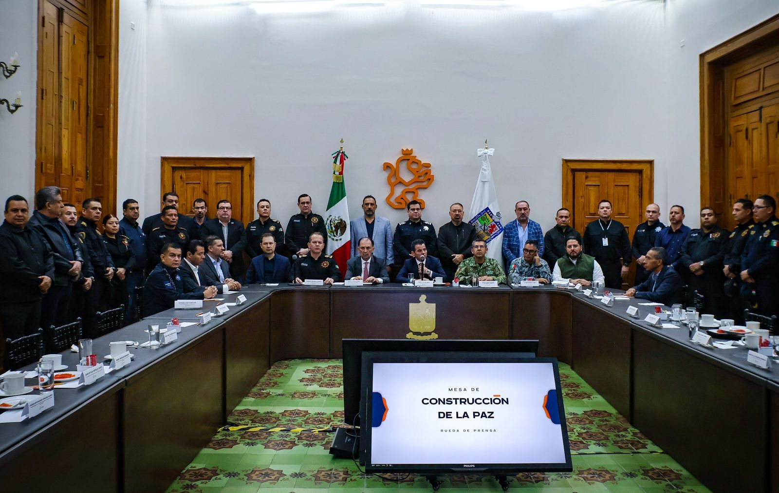 Estado acelera la construcción de la Paz en Nuevo León; afirma Miguel Flores