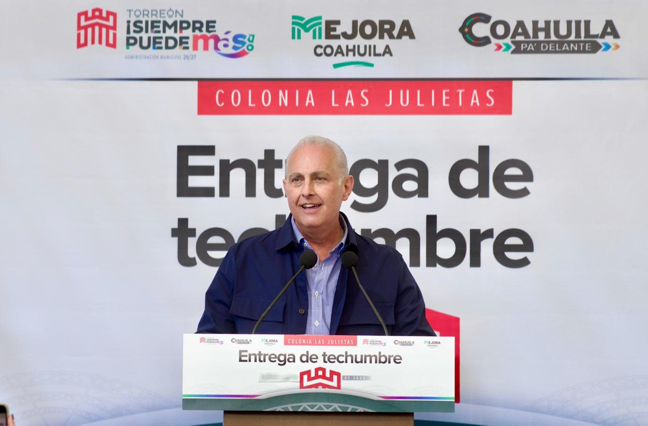 Torreón cerrará el año con más de 100 obras y nuevas techumbres en colonias