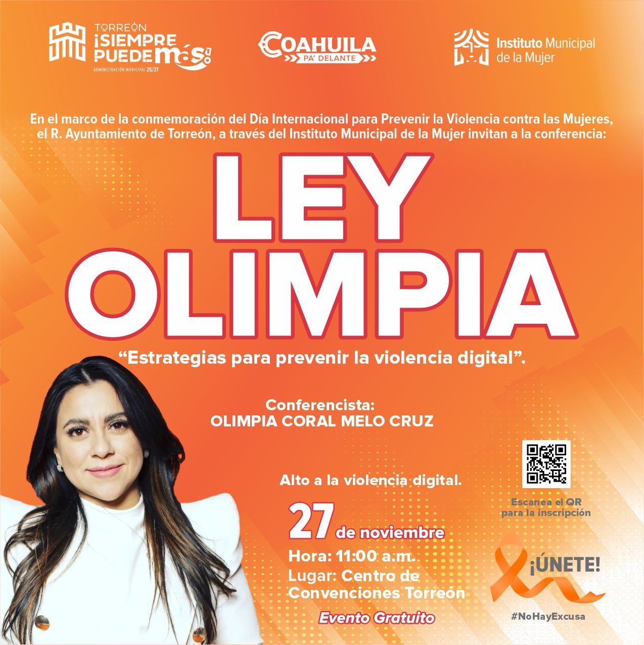 Anuncian activismo por conmemoración del Día Internacional para Prevenir la Violencia contra las Mujeres