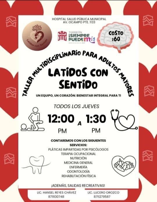 Invitan a participar en el taller “Latidos con Sentido”