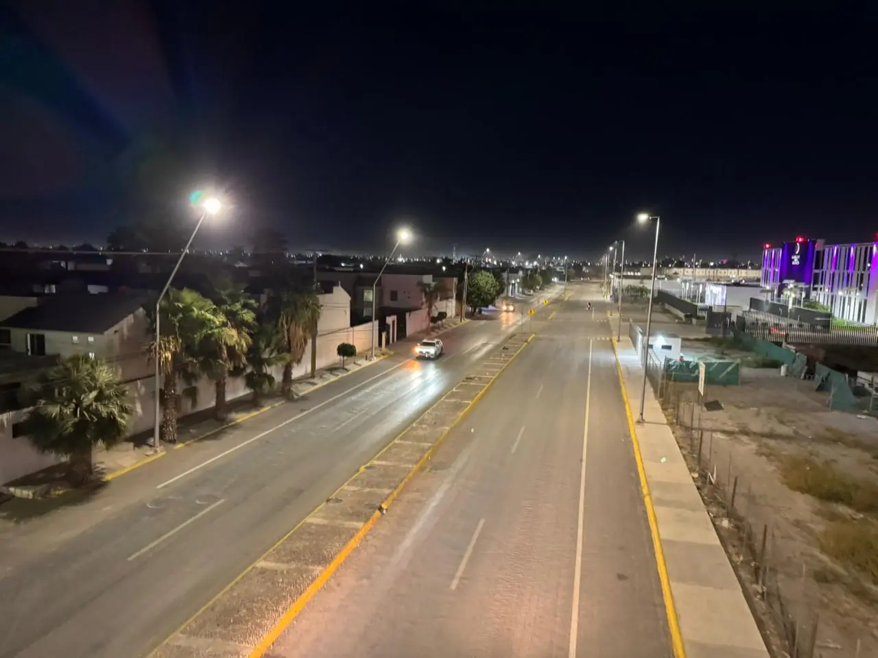 Moderniza Torreón iluminación en bulevar de los Grandes Pintores