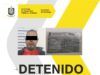 Policía de Santiago lo detiene con tarjeta de circulación falsa y resulta con orden de aprehensión vigente