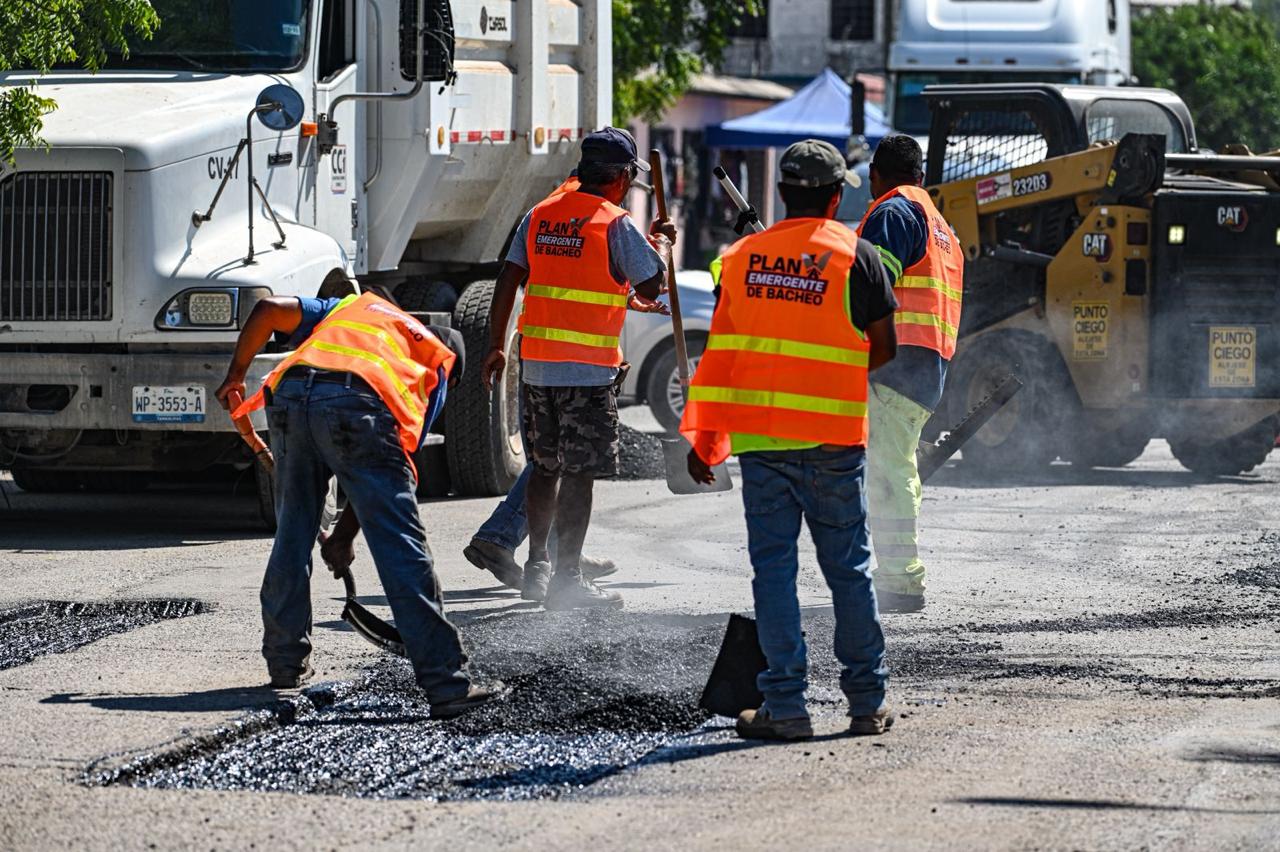 Bachea y recupera Cd. Victoria movilidad de calle 19 Mier y Terán