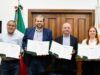 Gobierno de Coahuila y Municipios de Arteaga y Ramos Arizpe firman convenios de colaboración para el mantenimiento y mejora de libramientos