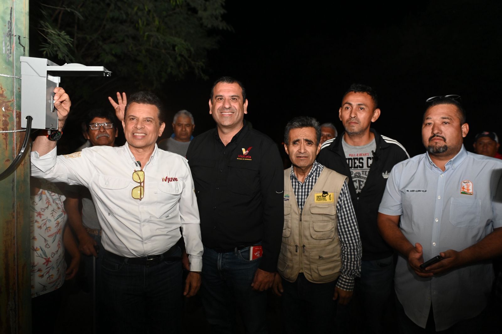 Instala Cd. Victoria moderno alumbrado público en Tamatán y San Marcos 2