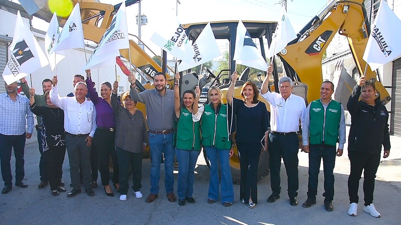Arranca Carlos Villarreal recarpeteo en la Calle 12 de la colonia Otilio Montaño; beneficiará a más de 200 familias