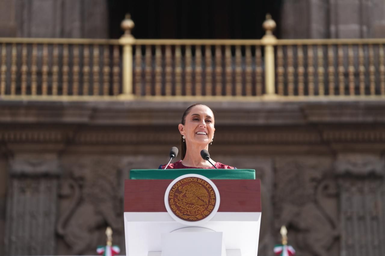 Acompaña Américo Villarreal a la presidenta Sheinbaum en celebración de 7 años de la 4T