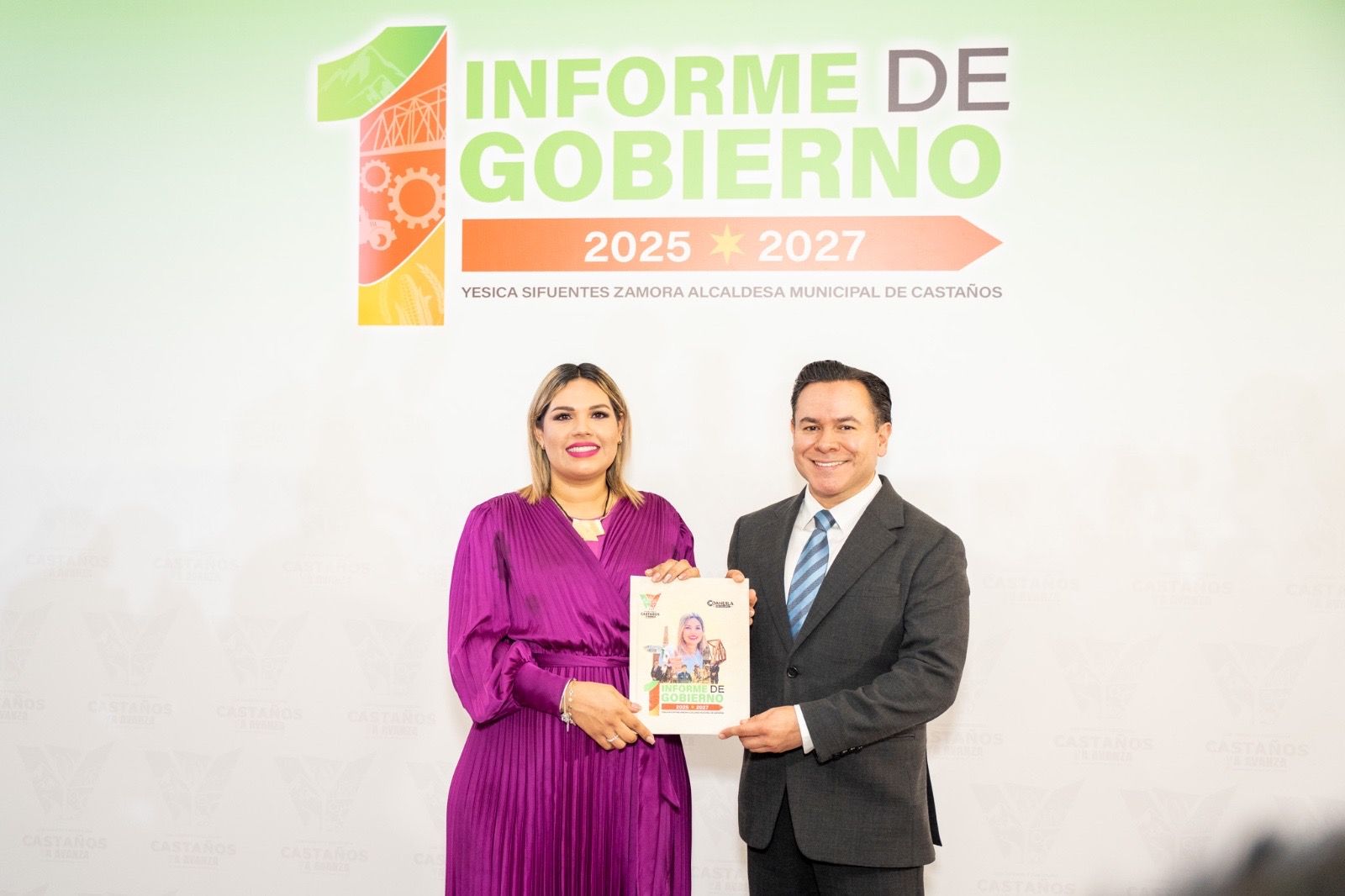 Castaños avanza con pasos firmes: Yesica Sifuentes rinde se primer informe de resultados