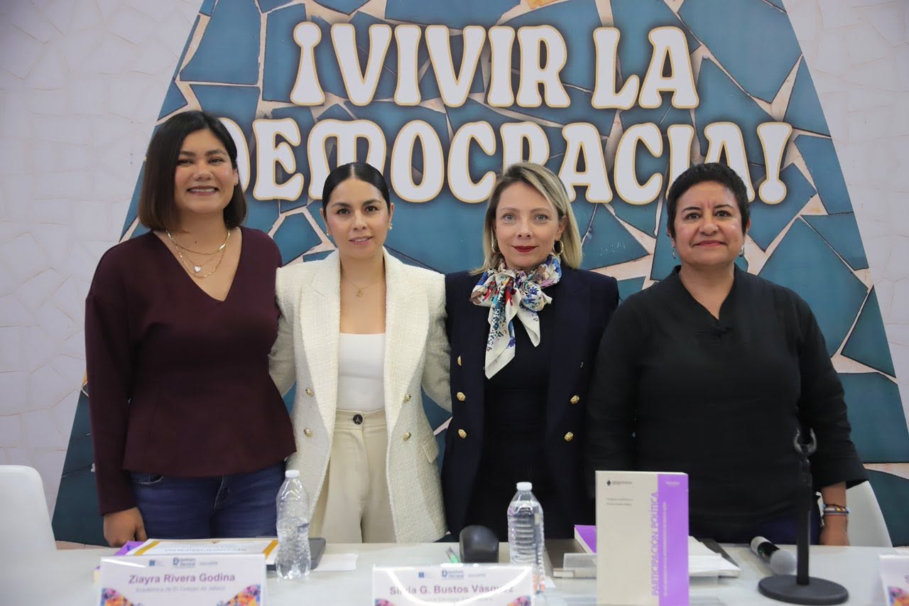 Analizan expertas retos de la paridad sustantiva durante presentación Editorial del IEEPCNL en la FIL Guadalajara