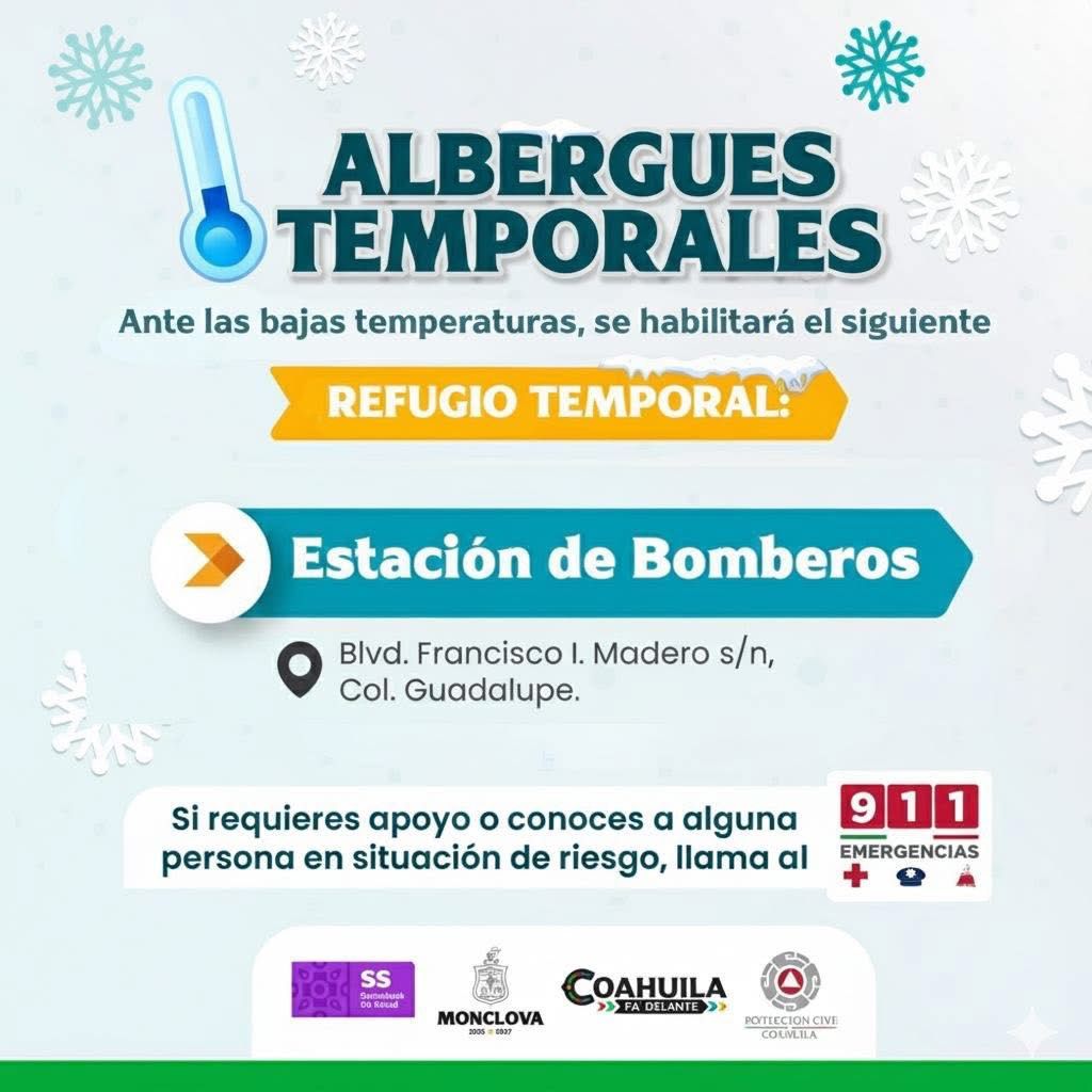 Carlos Villarreal refuerza acciones de protección ante las bajas temperaturas