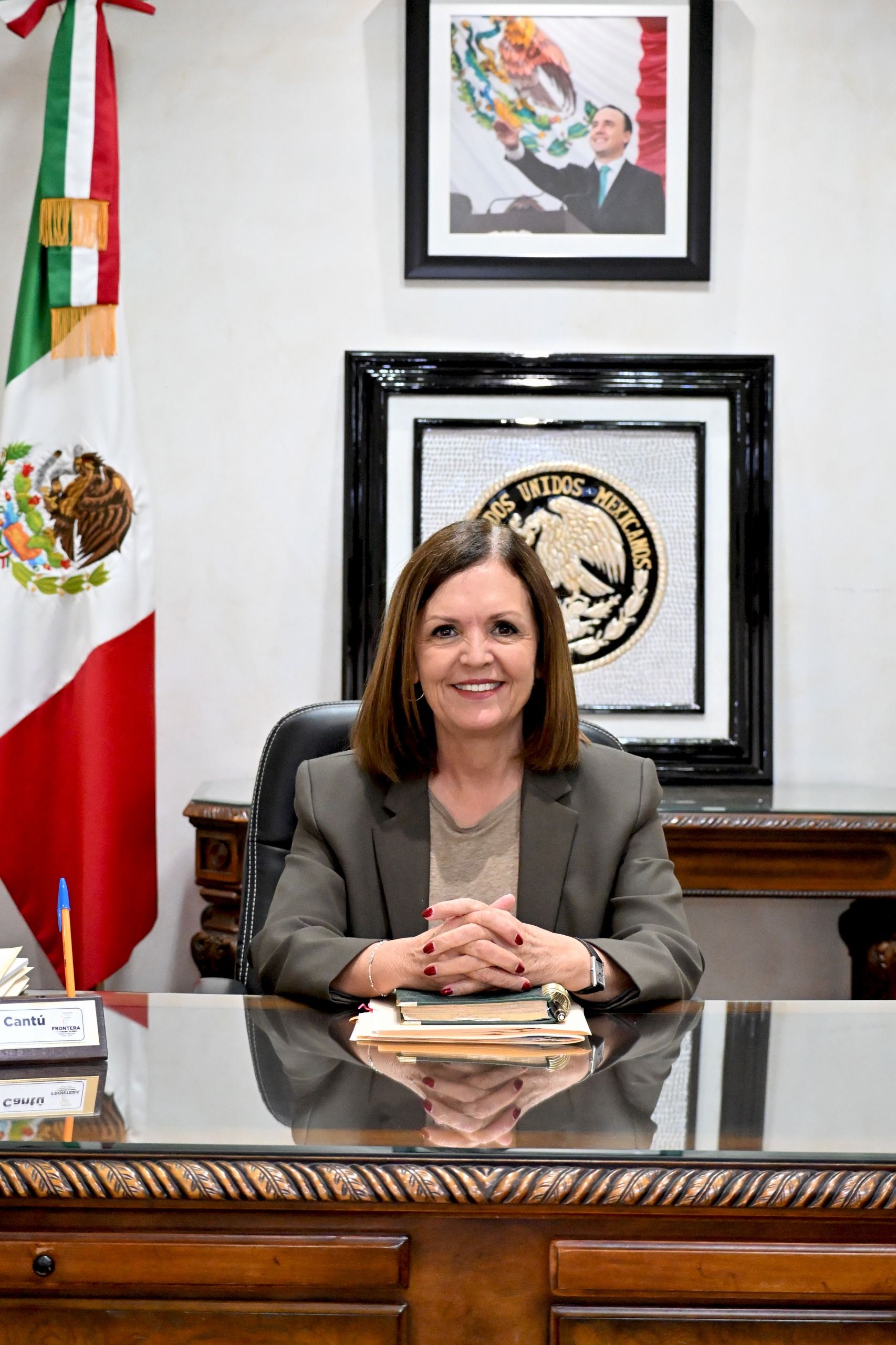 Sari Pérez da mensaje de compromiso y unidad en Frontera rumbo al 2026