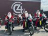 Llevan Polis Claus Navidad a menores en Santa Catarina