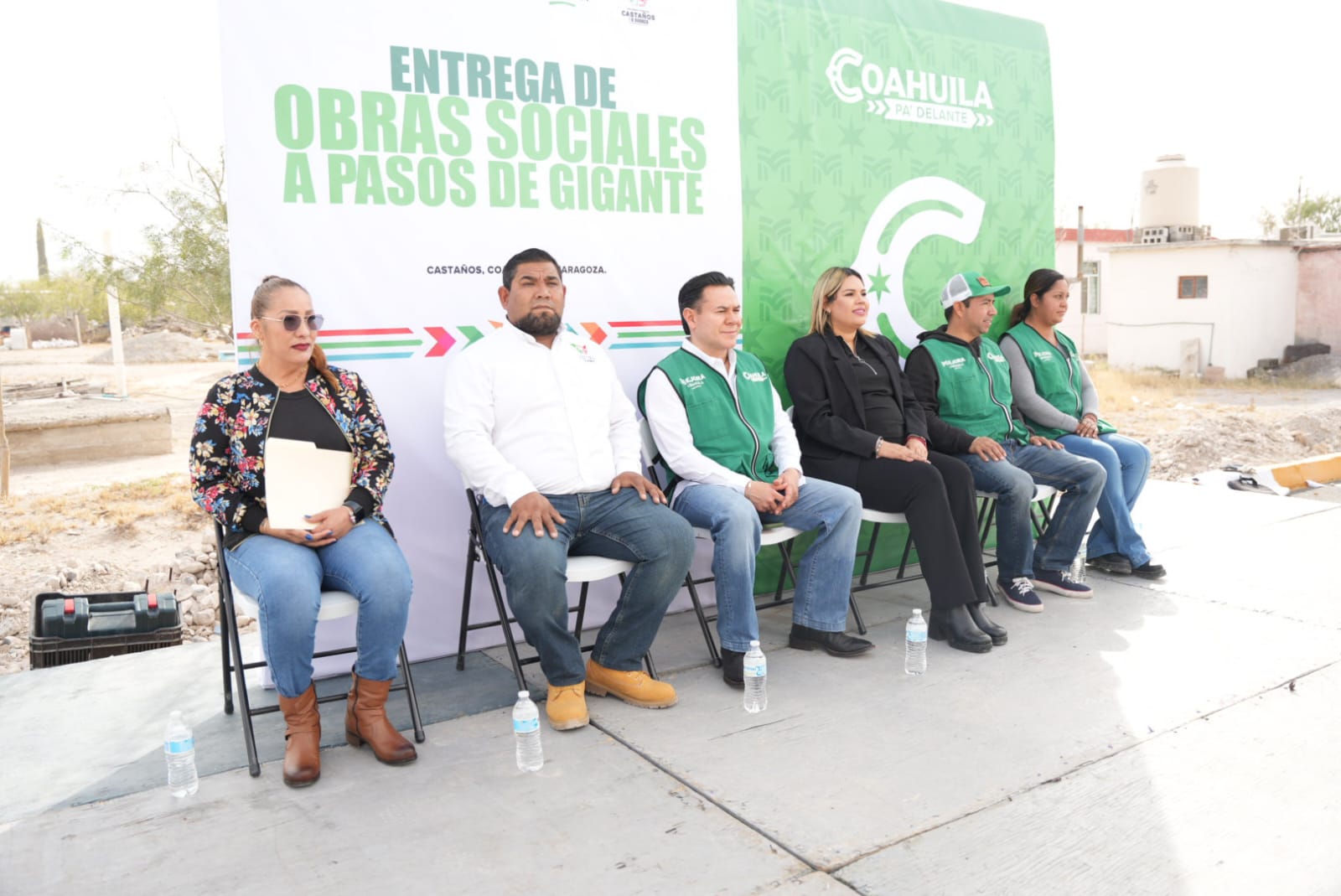 Yesica Sifuentes entrega obra de pavimentación en la Colonia Libertad
