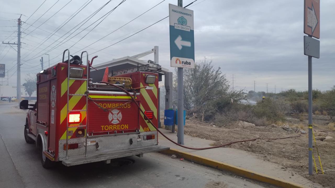 Protección Civil y Bomberos de Torreón ha atendido más de 3 mil incendios en terrenos baldíos