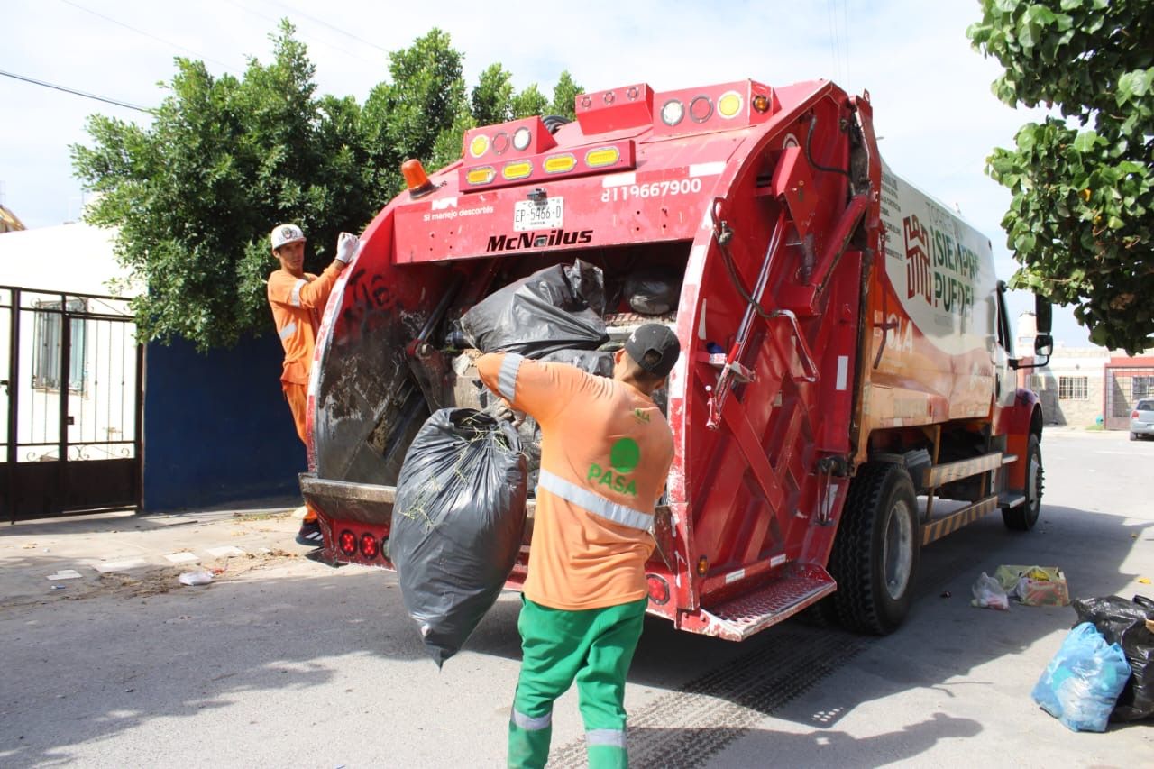 Servicio de recolección de basura operará de manera habitual durante la temporada decembrina; suspenderán labores el 1 de enero