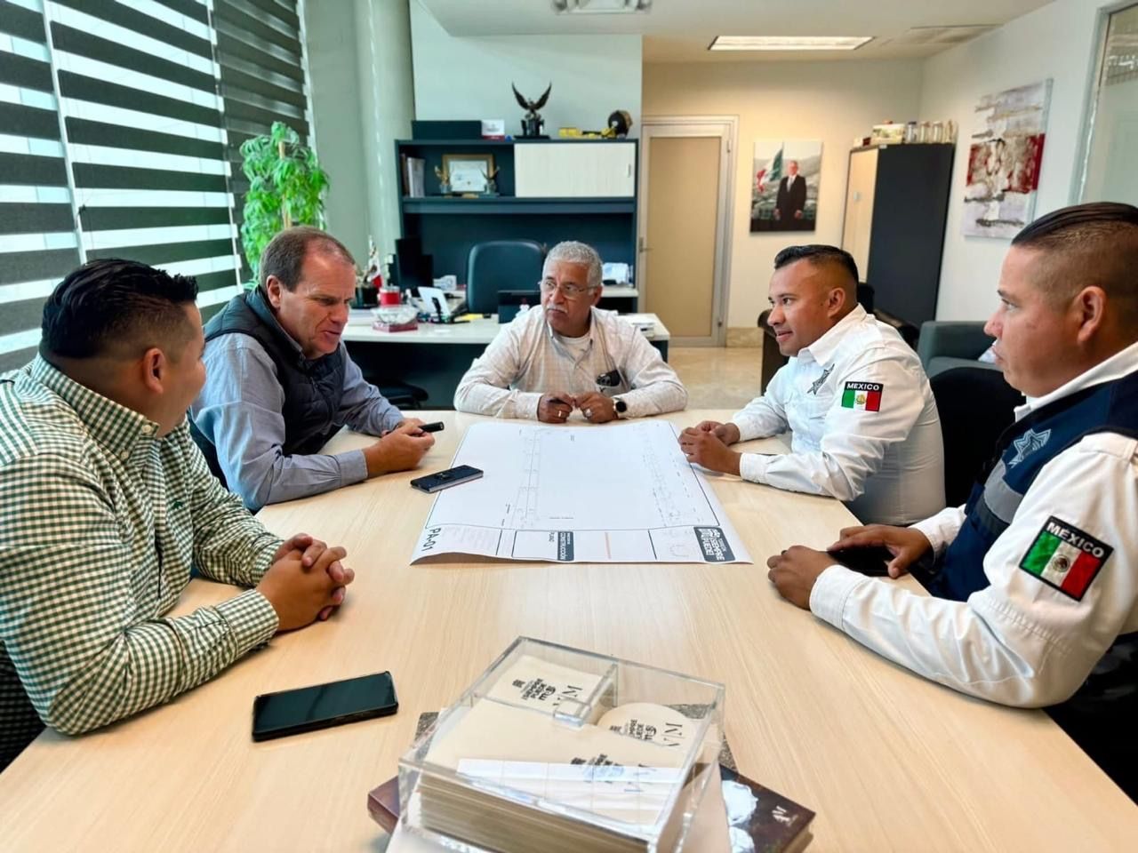 Autoridades municipales coordinan acciones preventivas en el Paso Vial Villa Florida