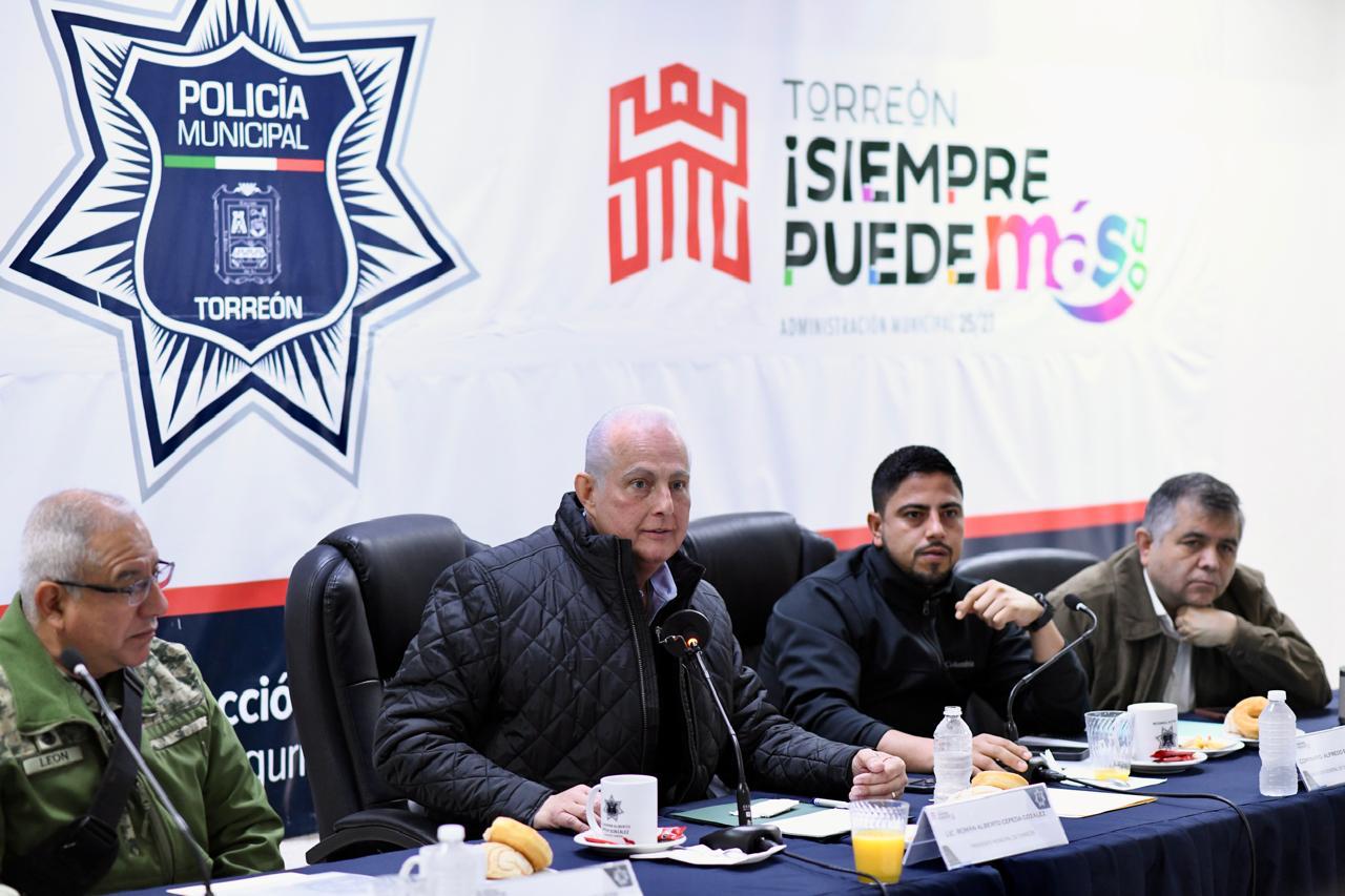 Román Alberto Cepeda González destaca que la Certificación internacional a la Policía Municipal es producto del trabajo coordinado