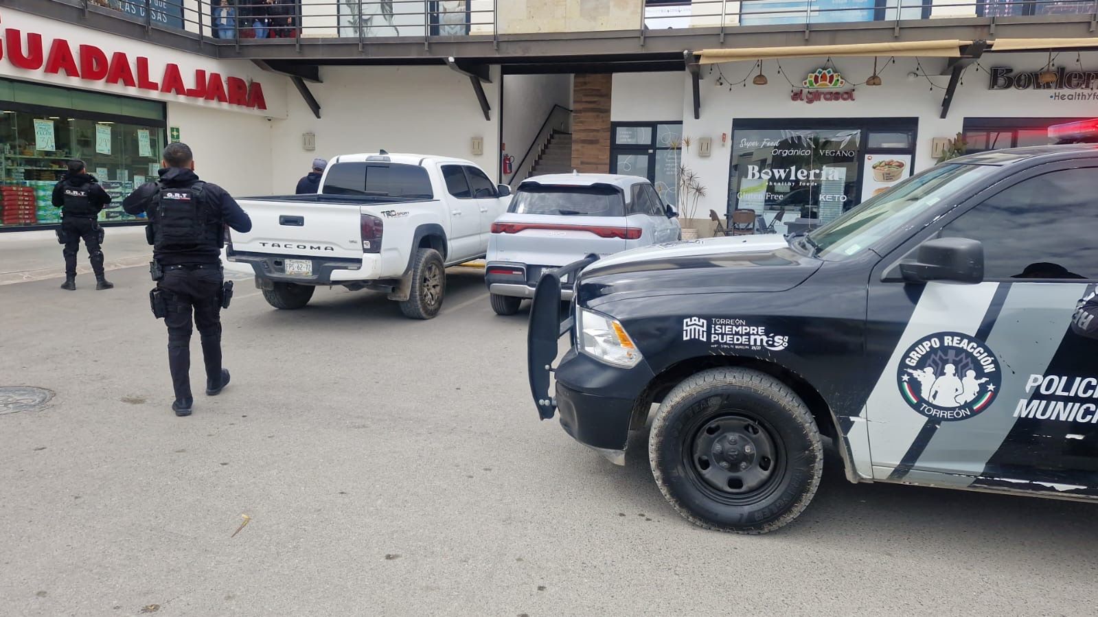 Atienden elementos del Grupo Reacción Torreón reporte de asalto en colonia Los Viñedos