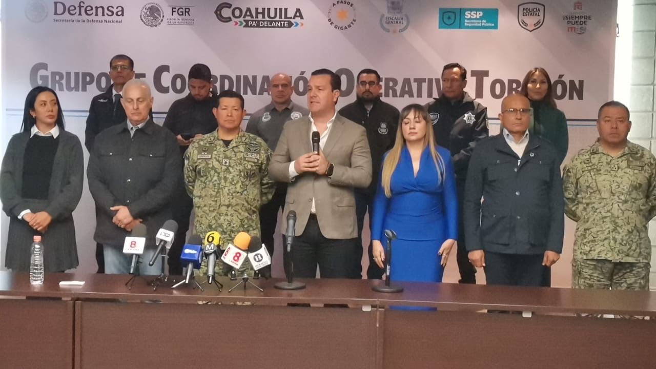 Fiscal de Coahuila resalta avances en seguridad durante reunión de coordinación en La Laguna