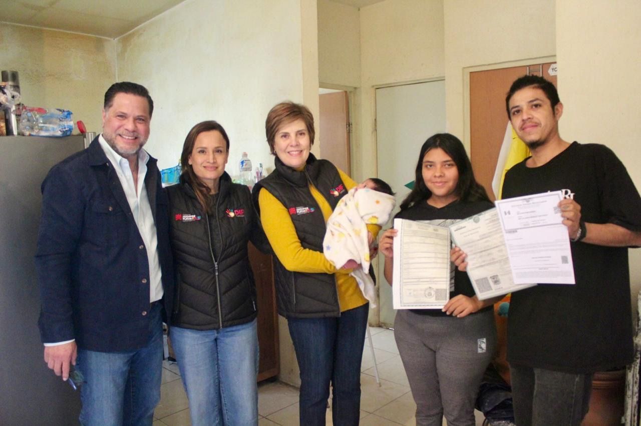 Registran a la primera bebé nacida en 2026 en Torreón