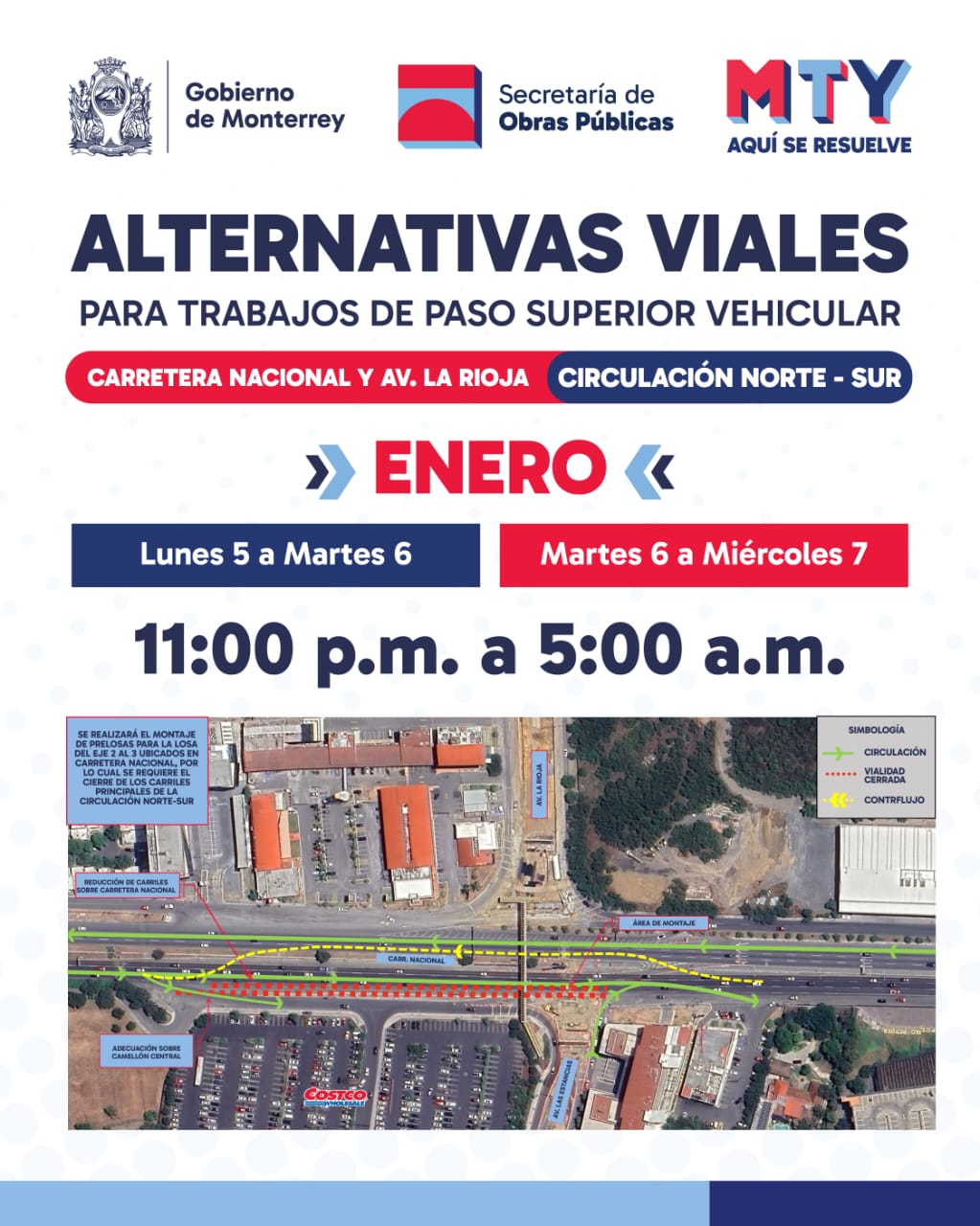 Aplicarán restricciones viales nocturnas en la Zona del Huajuco