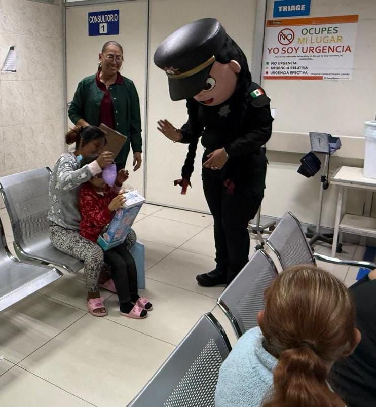 Guardia Estatal convive con niñez de ejidos, hospital y casa hogar