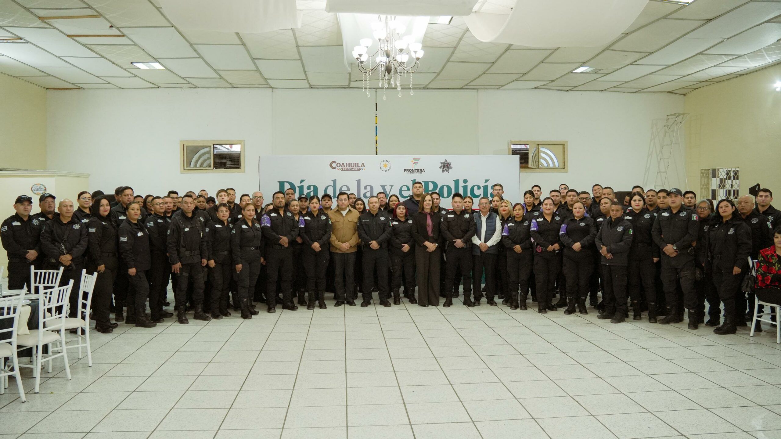 Reconoce Sari Pérez a policías municipales por su entrega y servicio