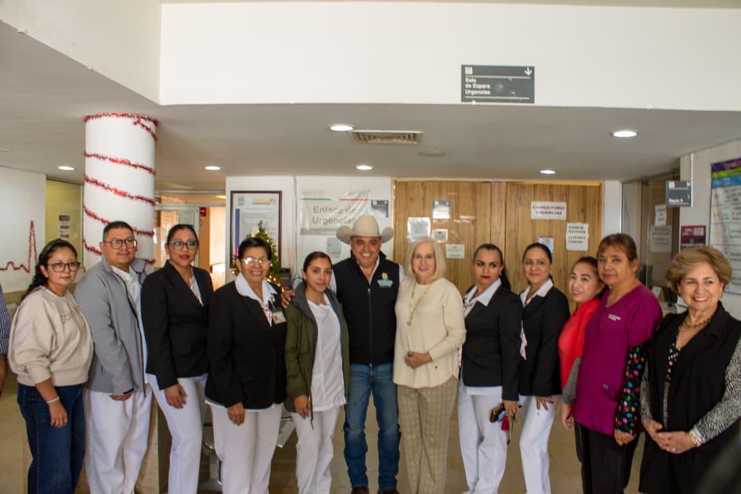 Chano Díaz agradece con el corazón la entrega y vocación del personal de enfermería en Sabinas