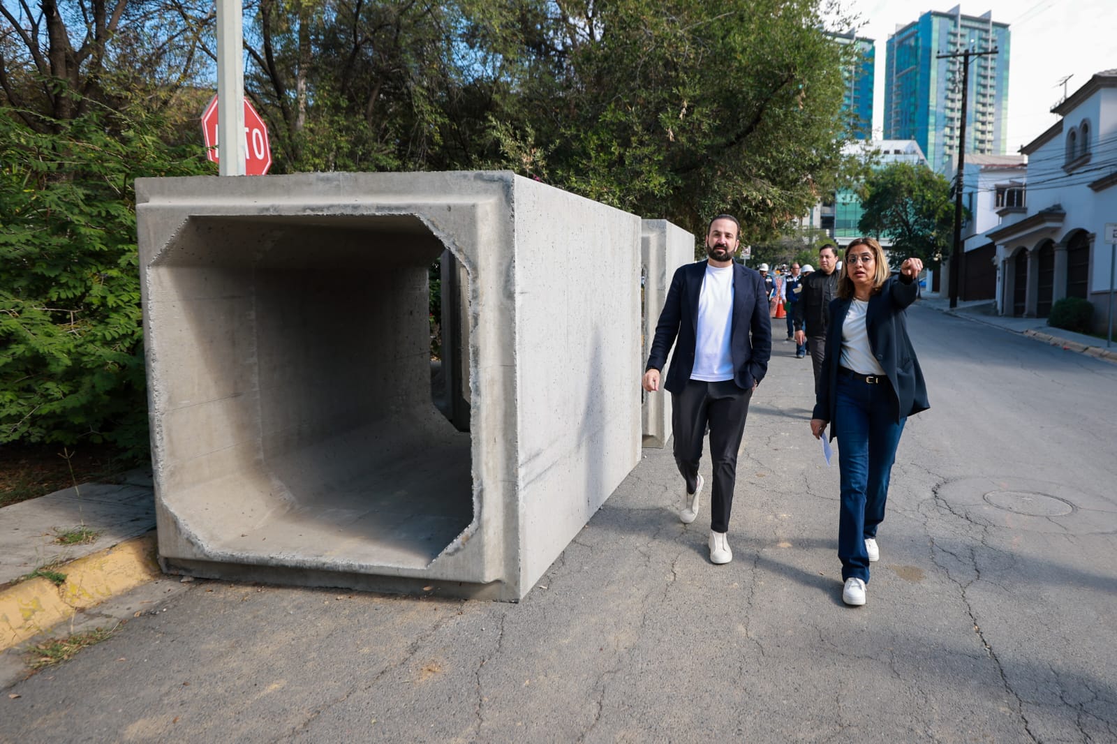 Registran 30% de avance obras pluviales de la interconexión Lázaro Cárdenas – Gómez Morín – Morones Prieto