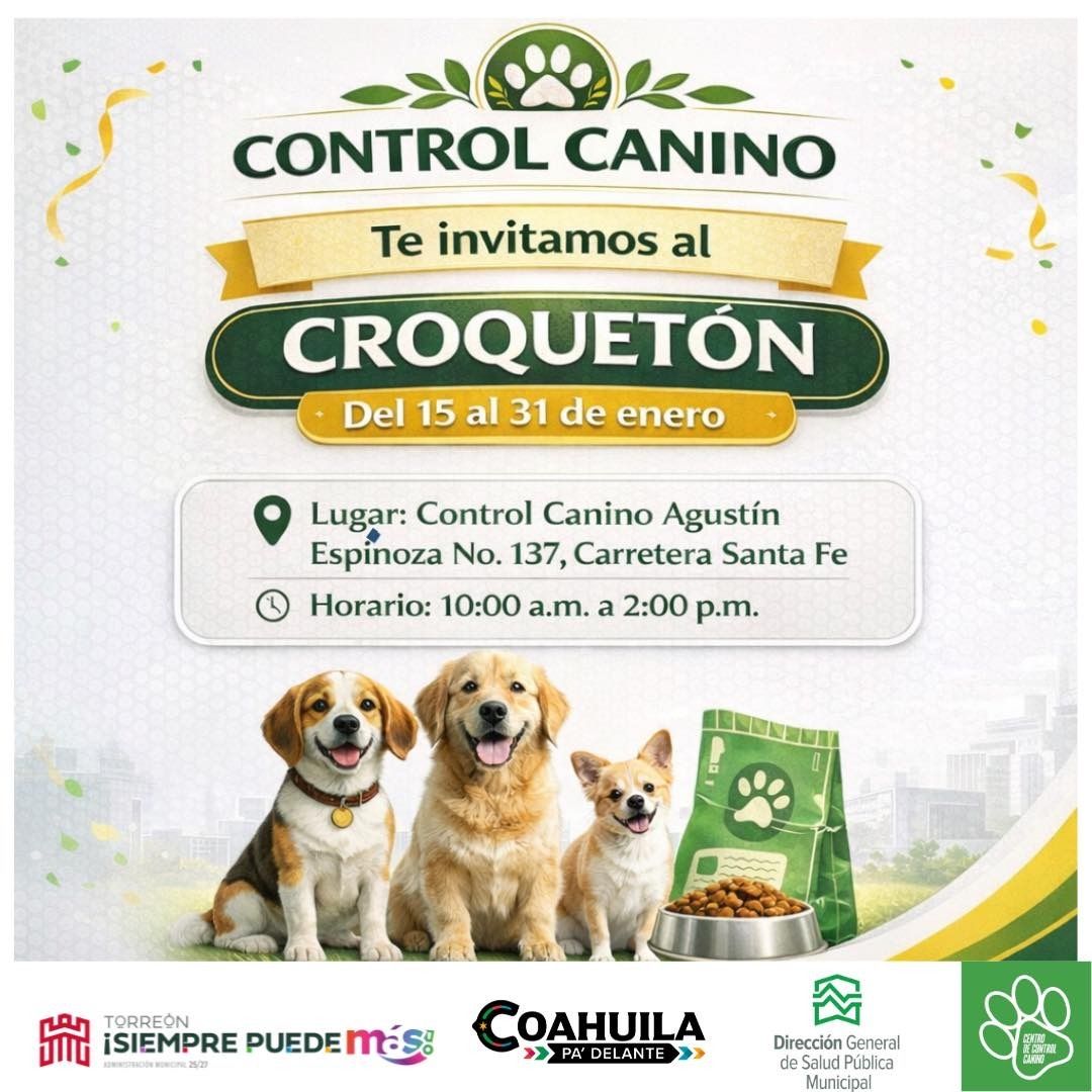 Control Canino invita a la ciudadanía a participar en el “Croquetón”